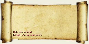 Olga Ognjanović vizit kartica